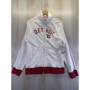 Vintage 47 Brand Detroit Red Wings MensWomens Ivory Red Full Zip Jacket NWD-7287